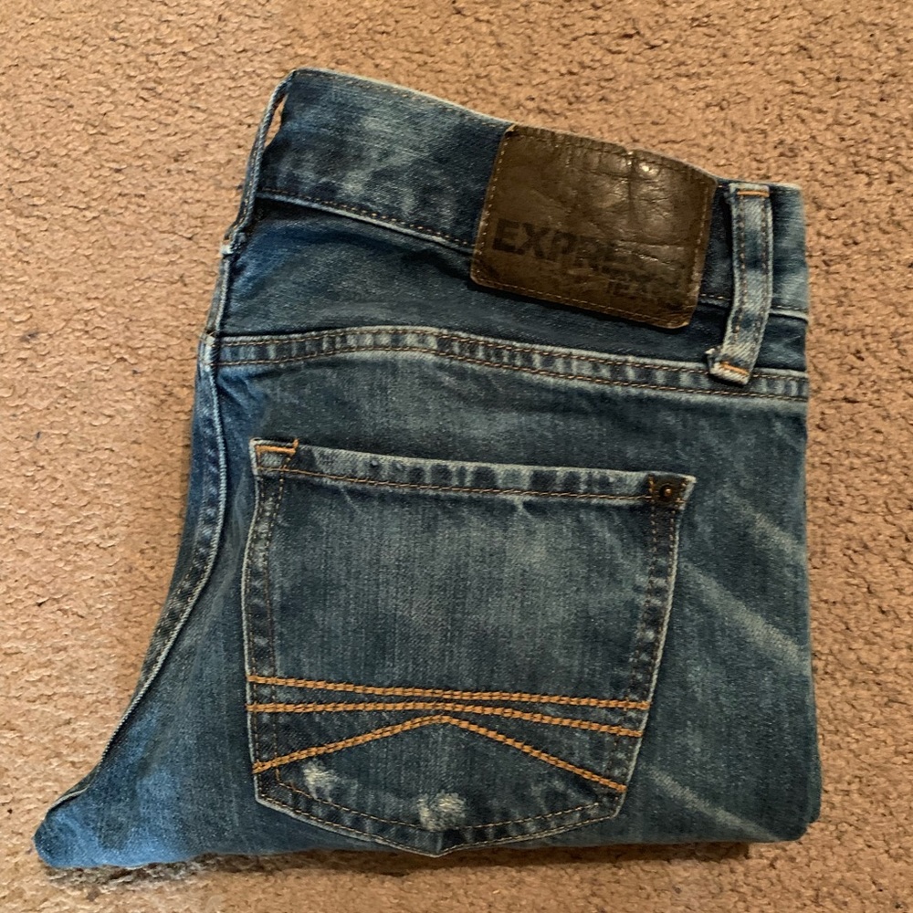 Express distressed jeans